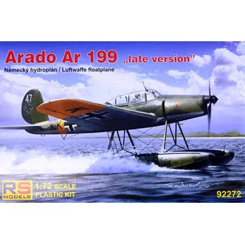 Plastikový model RS models 1/72 Arado Ar 199 'late version' (3x camo)