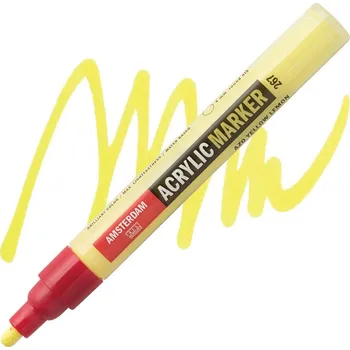 AMSTERDAM Acrylic Marker 4mm, 267 azo yellow lemon