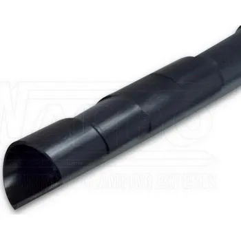 kabelová chránička WAPRO BFST-8-BK spirálová bužírka,PE(polyetylen),pro ? 7-30mm,černá,bal.10 m