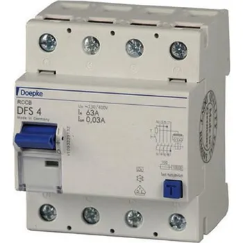 Proudový chránič Proudový chránič DFS4 063-4/0,03-AC 4P, 63 A, 0.03 A DOEPKE 09144902