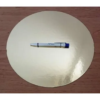 Podložka pod dort tenká zlatý kruh 32cm