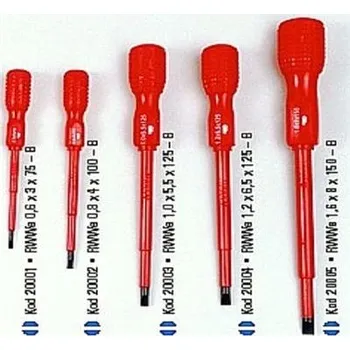 Elektromonážní plochý šroubovák 1000V 1,0x5x125mm