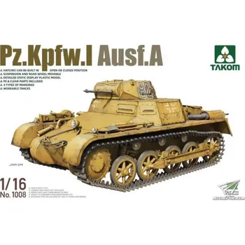 Plastikový model Takom 1/16 Pz.Kpfw.I Ausf.A