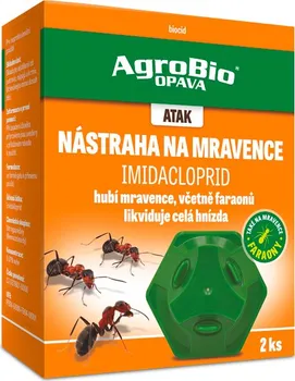 AgroBio Opava Atak Imidacloprid domečky na mravence 2 ks