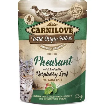 Carnilove Cat kapsička Pheasant/Raspberry Leaves 85 g