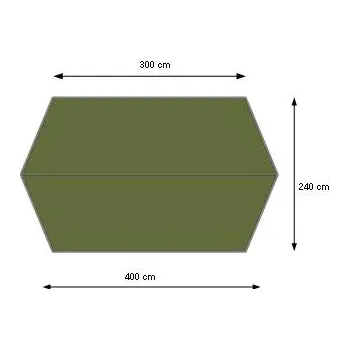 Stan JUREK TANE UL L plachta nad hamaku varianta: zelená