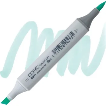 Lihová fixa COPIC Sketch oboustranná Brush & Chisel, BG11 Moon white