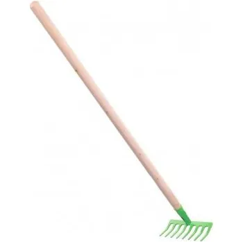 Hračka na písek HRÁBĚ KOVOVÉ ZELENÉ VELKÉ 80CM