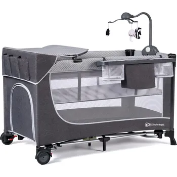 Kočárek Kinderkraft Leody s příslušenstvím Grey 2023