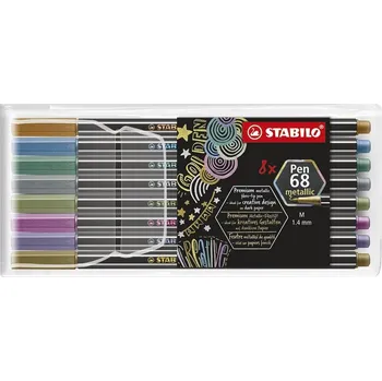 Fix STABILO Pen 68 metallic, 8ks