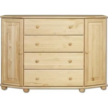 Ložnicová sestava Komoda KD132 povrchová úprava Bezbarvý přírodní lak