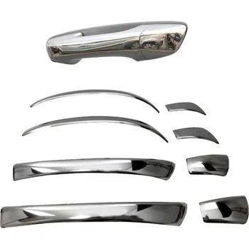 Tuning Nerez leštěné kryty klik OMTEC Škoda Superb II 2009+, Golf, Alhambra, Sharan (jen přední část bez boků)