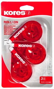 Korekční prostředek Kores Roll On 4,2 mm x 15 m 3 ks