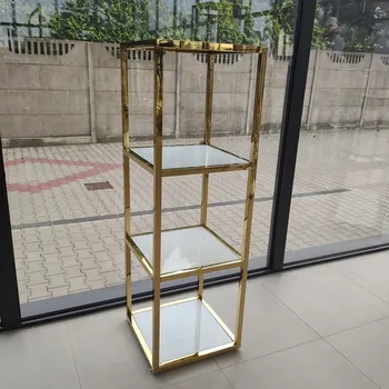 regál Zlatý třípatrový regál