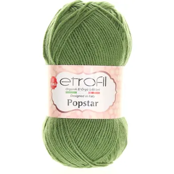 Příze Etrofil Popstar olivová 74067