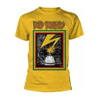 Pánské tričko Merch Bad Brains: Tričko Bad Brains (yellow) XL 2019
