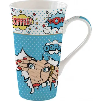 Easy Life, Itálie Easy Life - Porcelánový hrnek velký Pop Art - 600 ml