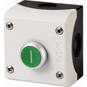 vypínač M22-D-G-X1/KC11/I Skříňka s jedním tlačítkem I zelená 1Z+1V povrchová montáž