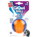 GiGwi Ball míček M transparentní modro/oranžový