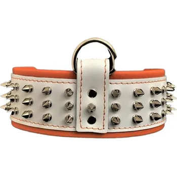 Obojek pro psa Obojek pro psa Bestia Collars Silver Giant Velikost: M