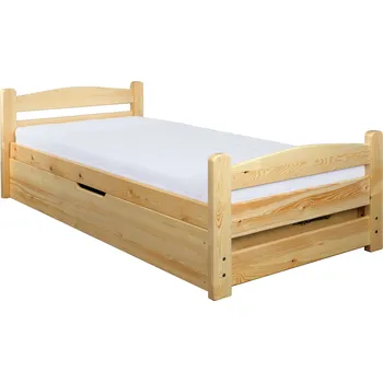 Postel Drewmax dřevěná jednolůžková postel z masivního dřeva LK144 pacyg