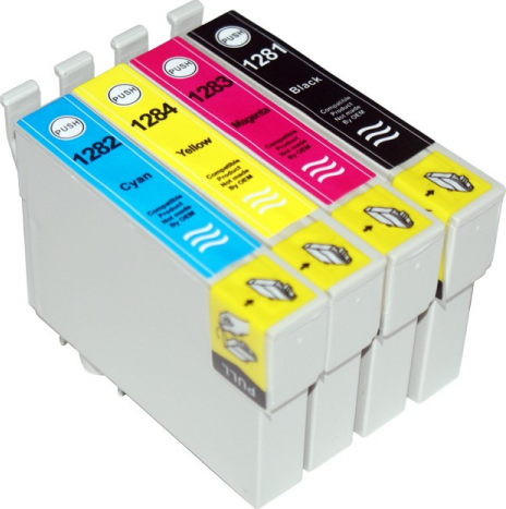 Cartridge-SET Epson T1285 - kompatibilní náplně do tiskárny Epson