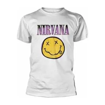 Merch Nirvana: Tričko Xerox Smiley (white) XL 2021