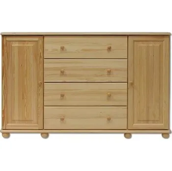 Ložnicová sestava Komoda KD123 povrchová úprava Bezbarvý přírodní lak