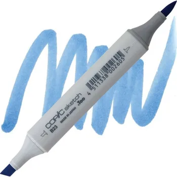 Lihová fixa COPIC Sketch oboustranná Brush & Chisel, B23 Phthalo blue