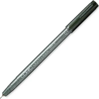 Technický liner COPIC tmavě zelený 0,1mm