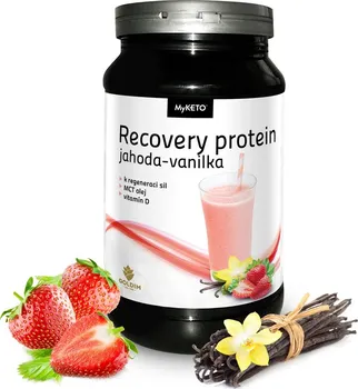 MyKETO Recovery protein 600 g jahoda/vanilka