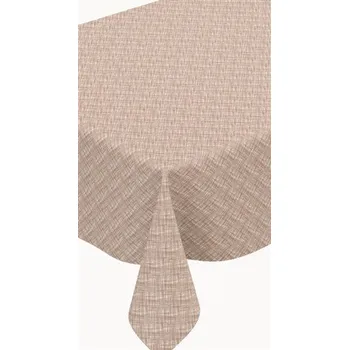 ubrus Ubrus PVC 186A reliéfní vzor hnědý návin 20 m x 140 cm