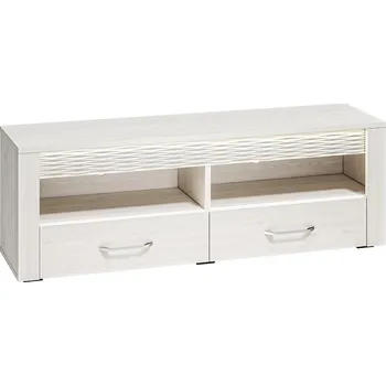 Televizní stolek Tv Stolek Clermont 150cm 11 Sněhová Borovice