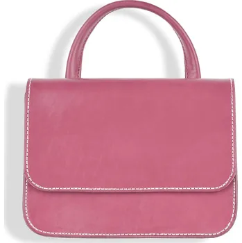 Eggo Collet malá dámská kožená kabelka Starorůžová