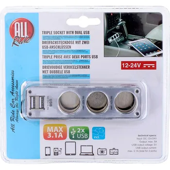 All Ride Roztrojka + 2 USB 3.1 A