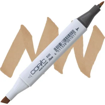 Lihová fixa COPIC Classic oboustranná Fine & Chisel, E33 Sand