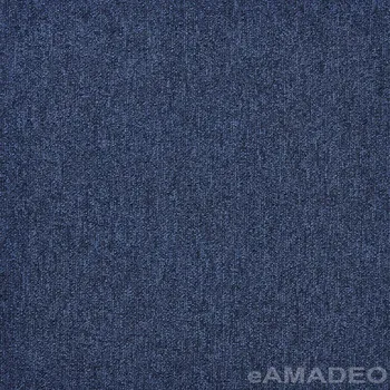 Koberec Kobercové čtverce Modulyss First Forward 504 - modré