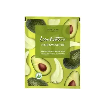 Vlasová regenerace Vyživující maska na všechny typy vlasů s avokádem Love Nature Smoothie 30 ml
