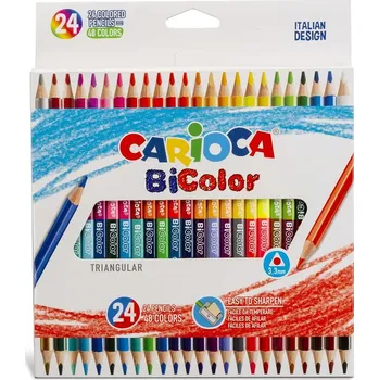 Pastelka Pastelky CARIOCA BiColor, 24ks oboustranné