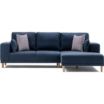 Pohovka Hanah Home Rohová pohovka FRANZ tmavě modrá pravá 825BLC1394