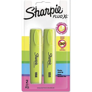 Zvýrazňovač SHARPIE zvýrazňovač Fluo XL, 2ks žlutý