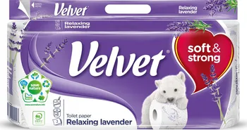 Toaletní papír Velvet Lavender 3vrstvý 8 ks