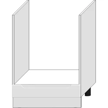 Kuchyňská skříňka Kuchyňská skříňka Zoya Dk60 bílý puntík/bílá