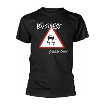 Pánské tričko Merch The Business: Tričko Drinkin + Drivin (black) XXXL 2019
