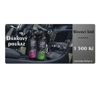 Elektronický dárkový poukaz - 1 500 Kč