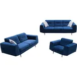Venezia sedací sestava 3+2+1 modrá
