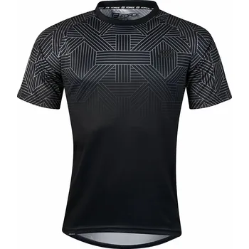 Cyklistické oblečení dres FORCE CITY, černo-šedý S