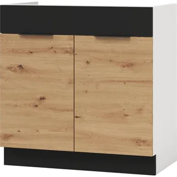 Kuchyňská skříňka Kuchyňská skříňka Elena D80zl dub artisan/černá