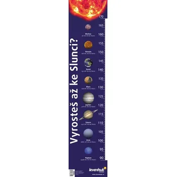 Růstová stupnice „Vyrosteš až ke Slunci?“ značky Levenhuk