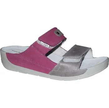 Dámská zdravotní obuv Medistyle zdravotní pantofle IVANA 2I-B15/3-LA Barva: fialová, Velikost: 43